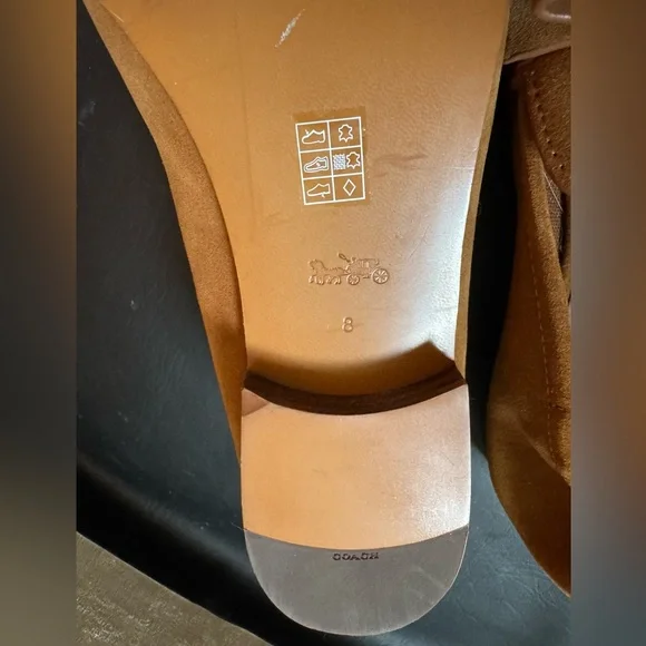 Coach Henry Suede Bow Loafers - Picture 6 of 6